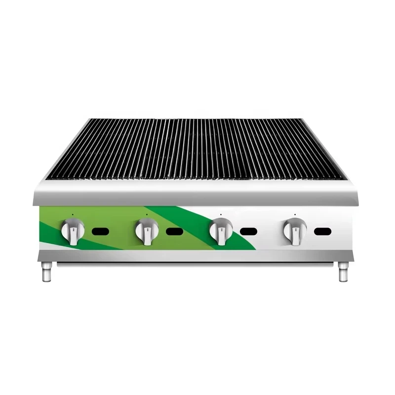 Commercial Kitchen Grill - Gazlı Barbekü Izgara Charbroiler GBL-4 Ticari