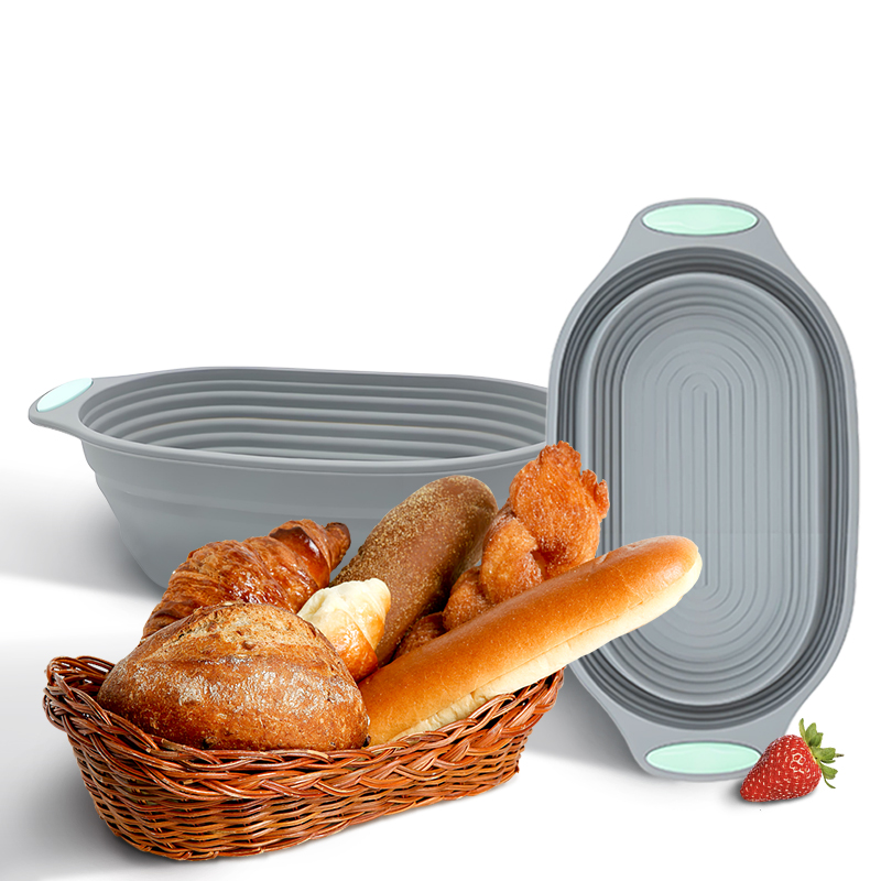 Commercial Kitchen Accessories - 1 adet silikon katlanabilir banneton ekmek