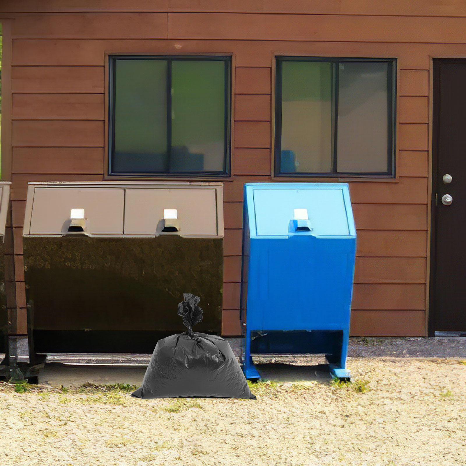 Commercial Kitchen Garbage Disposal - 50 Adet Kalınlaştırılmış Çöp Torbası, Ağır