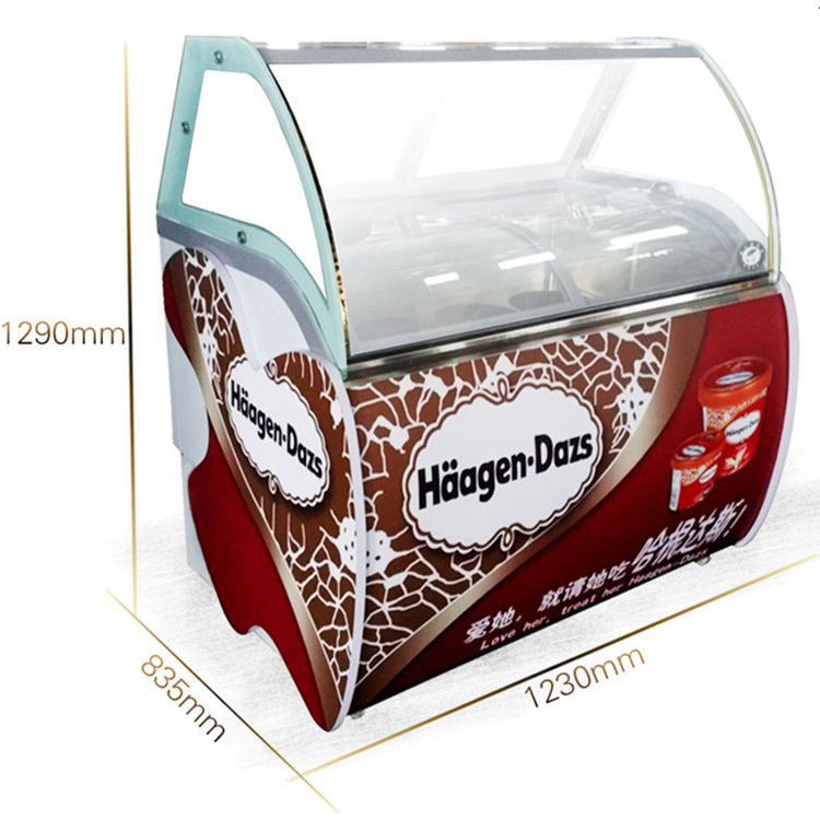 Commercial Chest Freezer - QDMECH Fabrika Fiyatlı Sert Dondurma Teşhir