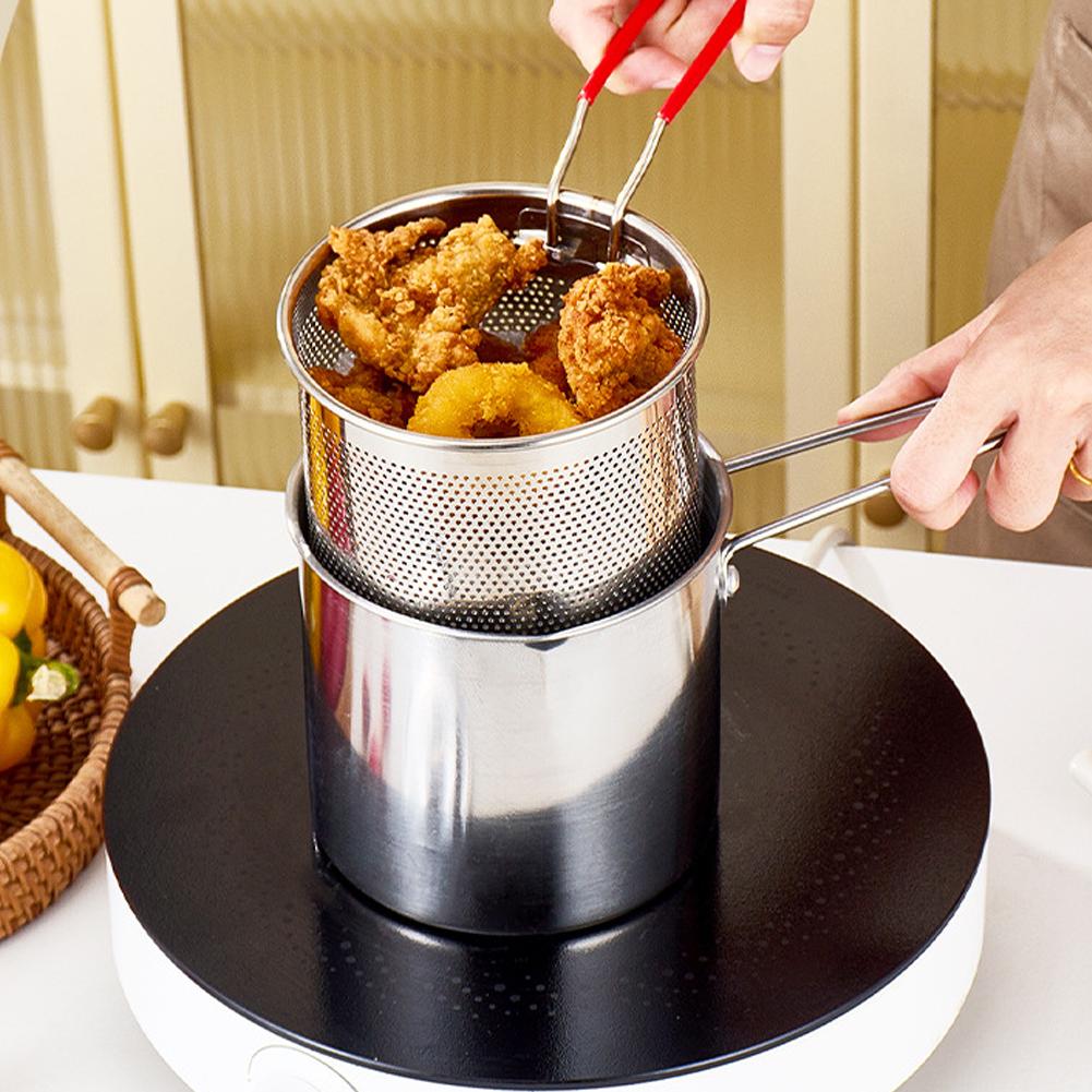 Commercial Kitchen Appliance - Paslanmaz Çelik Derin Fritöz Tenceresi Süzgeç