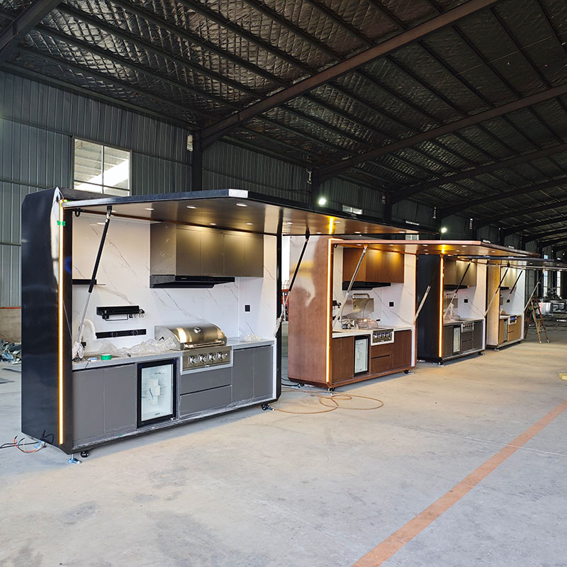 Commercial Kitchen Grill - Ticari Sınıf Açık Hava Mutfağı, Çelikten