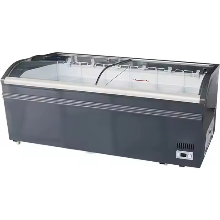 Ticari kavisli üst camlı sürgü - Commercial Chest Freezer incelemesi ve fiyatı