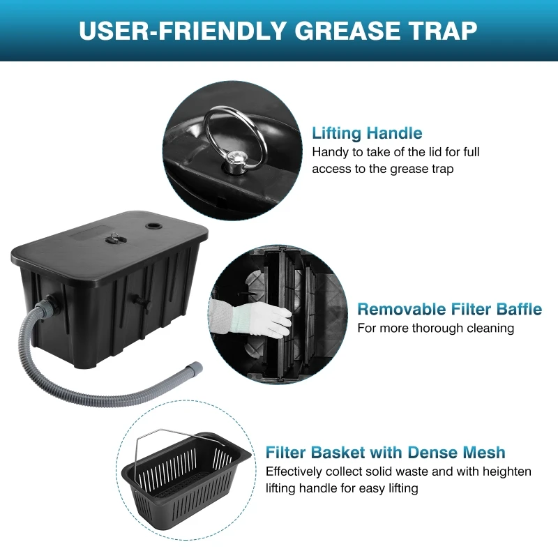 Ticari Yağ-su Ayırıcı Yağ Keşe - Commercial Kitchen Grease Trap incelemesi ve fiyatı